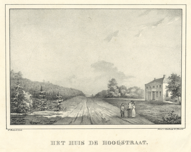 202386 Gezicht op de voor- en de zijgevel van het huis De Hoogstraat aan de Rijksstraatweg te Leersum.